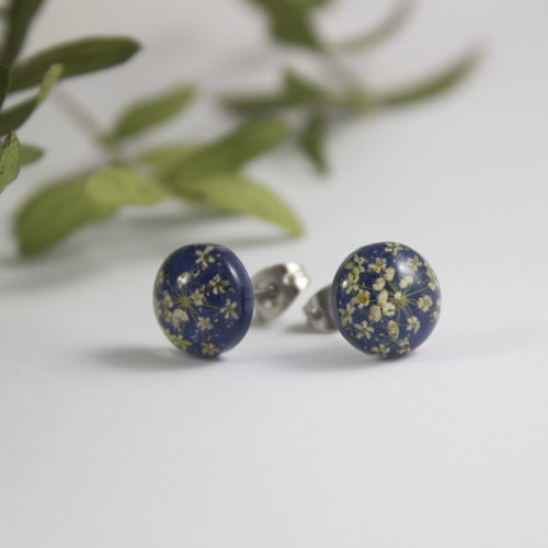 Náušnice divodá mrkev 1 cm - chir. ocel — foto 5