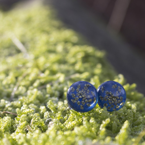 Náušnice divodá mrkev 1 cm - chir. ocel — foto 2