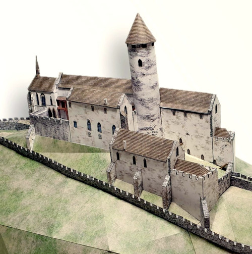 Papírový model hradu Bezděz 2v1 — foto 3