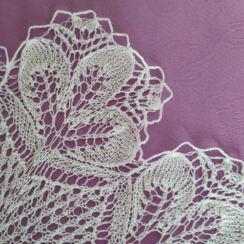 Pletená dečka retro 34 cm — foto 2