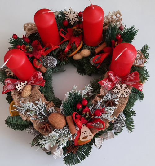 Adventní věnec přírodní 3 — foto 3