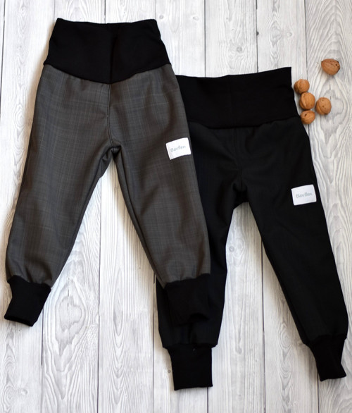 Softshell kalhoty s beránkem 18/12 - černé — foto 2