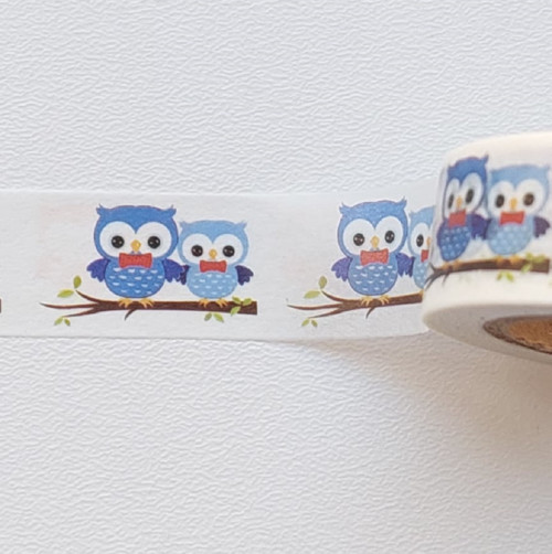 Washi pásky. Sovičky. — foto 2