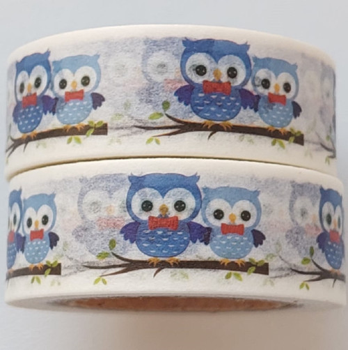 Washi pásky. Sovičky. — foto 3