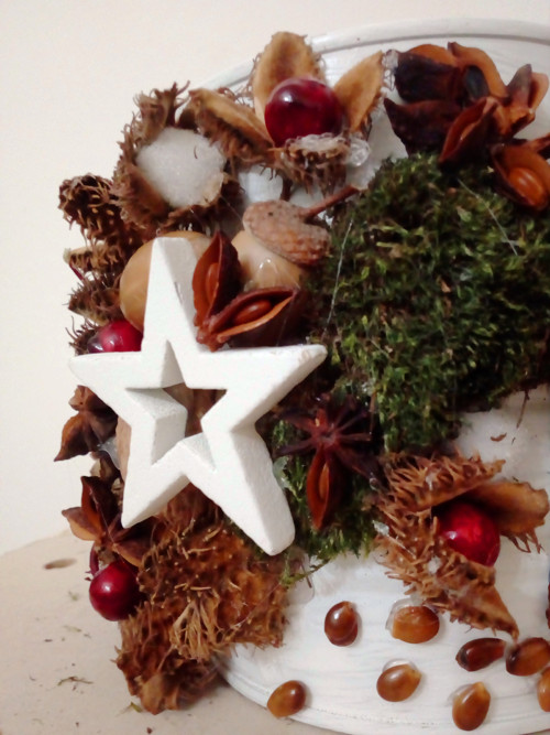 Obal ADVENŤÁČEK natural floral art — foto 2