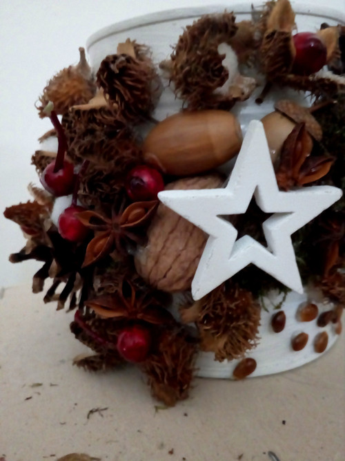 Obal ADVENŤÁČEK natural floral art — foto 4