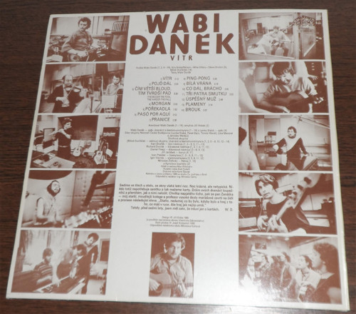 WABI DANĚK: Vítr, gramodeska 1986 — foto 2