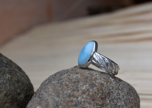 Prsten larimar - Ag — foto 2