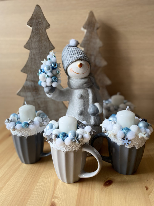 Adventní svícen Sněhulák — foto 5