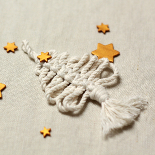 Stromeček macrame - 1 ks — foto 2
