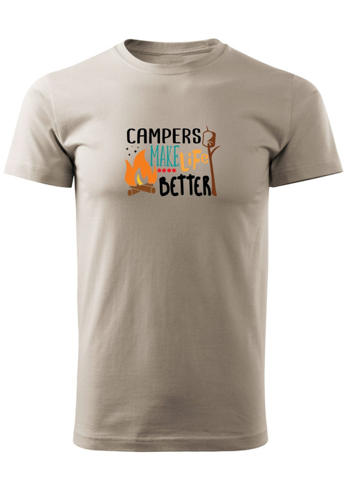 Pánské tričko "Campers make life better" — foto 3