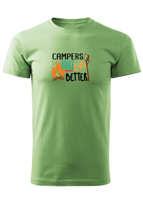 Pánské tričko "Campers make life better" — foto 4