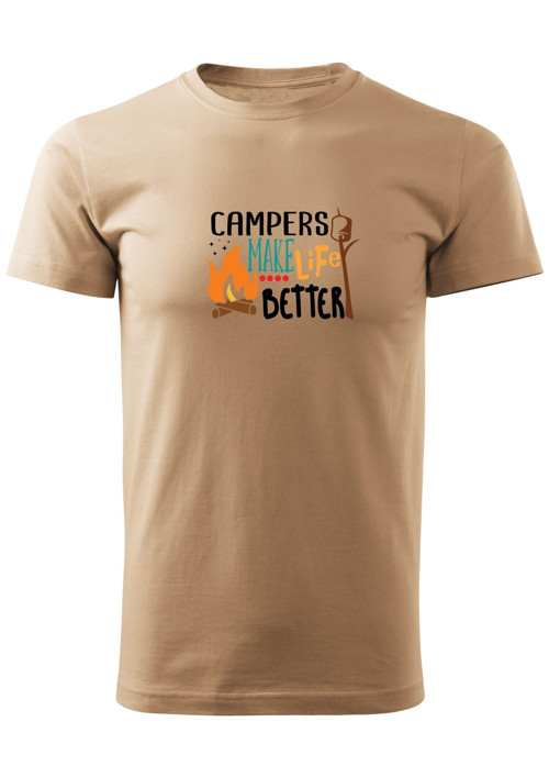 Pánské tričko "Campers make life better" — foto 2