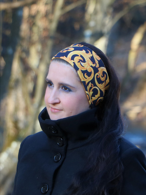 Úpletová čelenka de luxe — foto 2