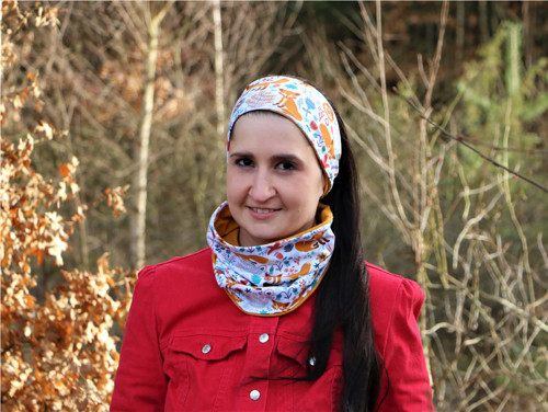 Úpletová čelenka líška — foto 2