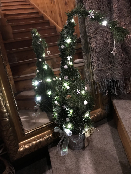 Zasněžený stromeček svítící — foto 3