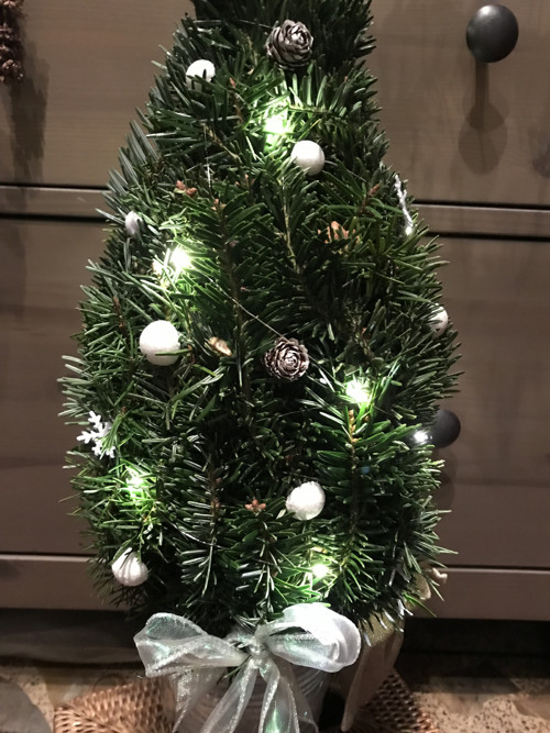 Zasněžený stromeček svítící — foto 4