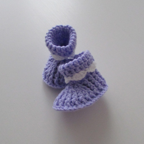 Háčkované botičky (10 cm) — foto 3