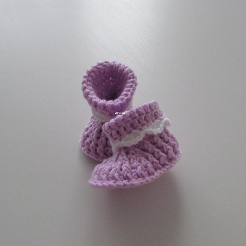 Háčkované botičky (10 cm) — foto 3