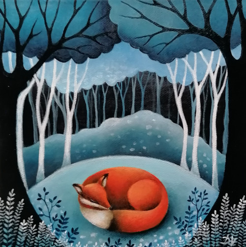 Pod stromy (20x20 cm) — foto 3