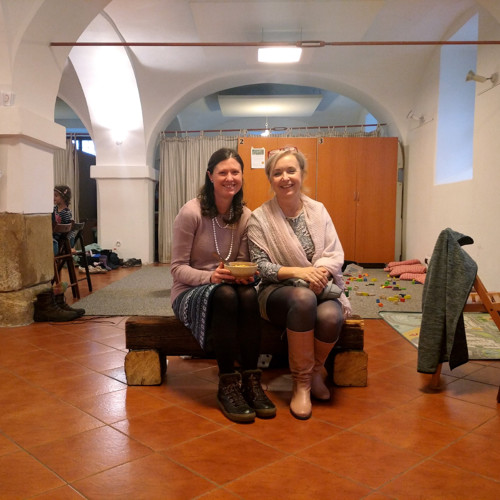 Lavička z trámů — foto 2
