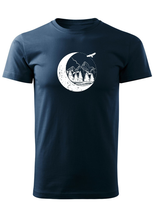 Pánské tričko "Explorer & Moon" — foto 2