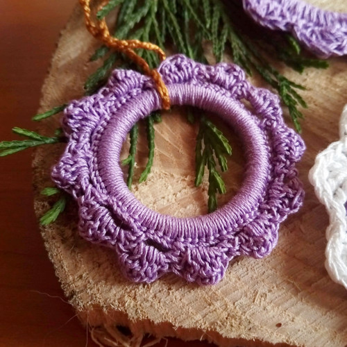Vánoční ozdoby Fialová sada — foto 6