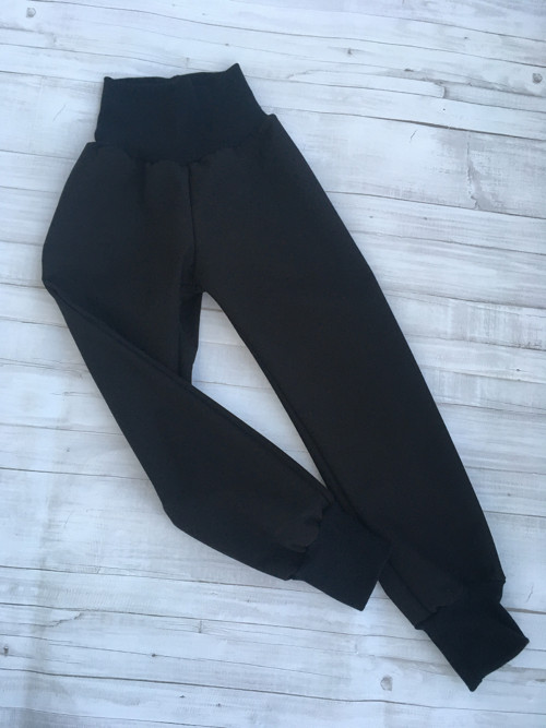 Softshell kalhoty Basic černá VEL. 80-170 — foto 2