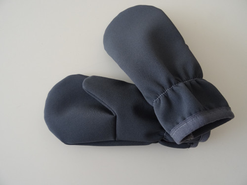 Softshellové rukavice antracitové — foto 5