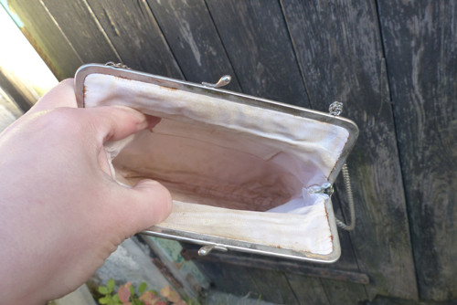Růže drobné...rámová plesová kabelka — foto 6