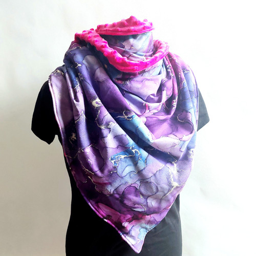 Zavinovací maxišál Violet storm /minky — foto 2
