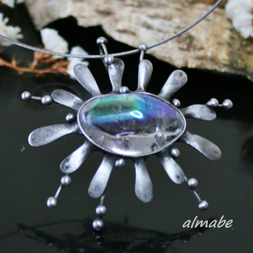 Květ (křišťál aqua aura) — foto 4