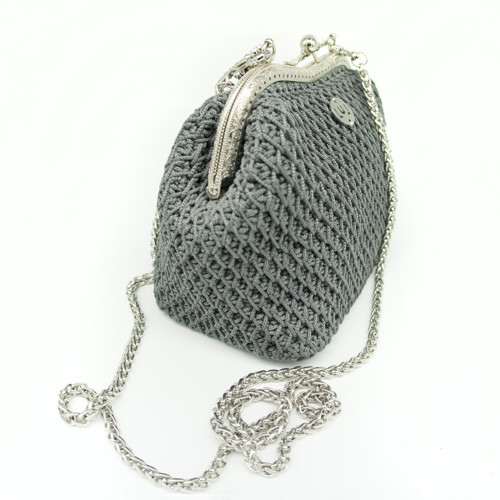 Vintage GREY ELEGANCE kabelka — foto 2