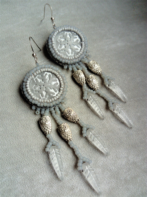 Náušnice Strix Snowflake — foto 2