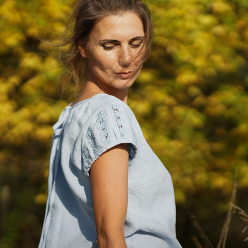 Sedmé nebe - lněná halenka — foto 5