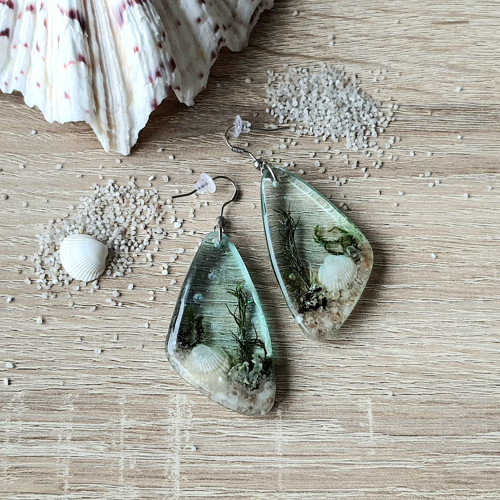 REZERVACE náušnice "Mořská hlubina" — foto 2