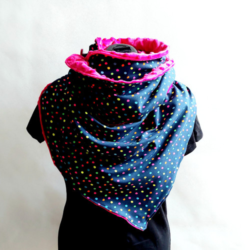 Zavinovací šála Colours /minky — foto 2