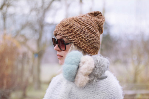 Camel / čepice / merino — foto 2