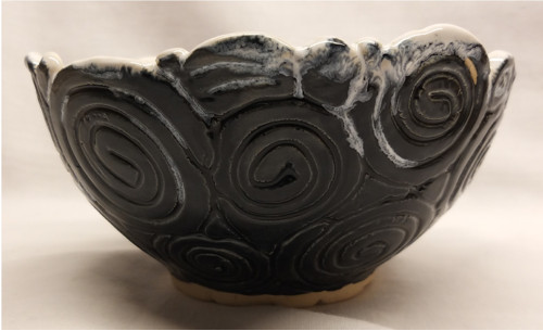 Spirálková miska na šperky Obsidian — foto 3