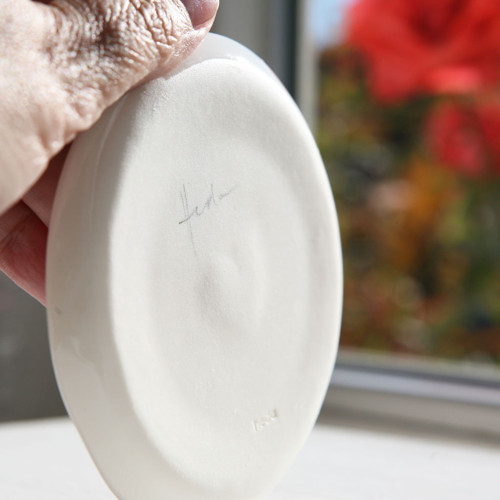 Talířek srdce 11cm porcelán — foto 4
