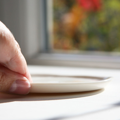 Talířek srdce 11cm porcelán — foto 3