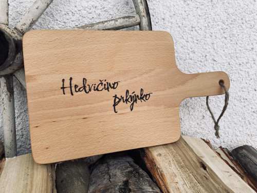 Dřevěné prkýnko - Hedvičino prkýnko (na přání) — foto 2