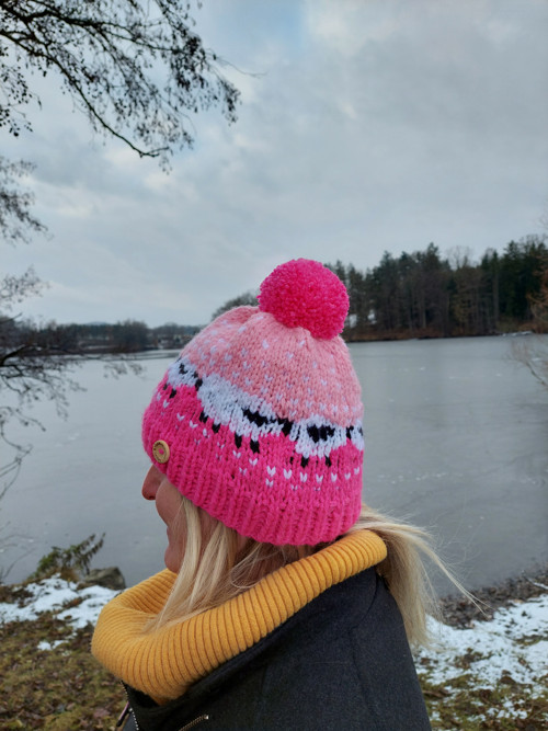 Pletená dámská čepice — foto 5