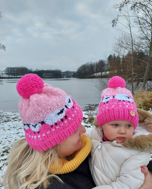 Pletený set pro maminku a dceru — foto 6