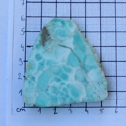 Larimar plátek surový neleštěný 178 — foto 3