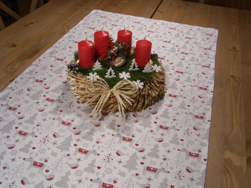 Středový ubrus - sobíci — foto 3
