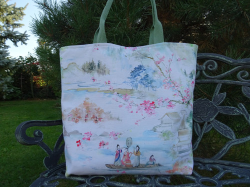 BOHO BAG ... japan ... režná taška — foto 3