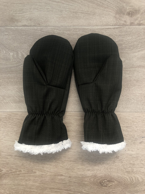 Dětské softshellové palčáky s beránkem — foto 3