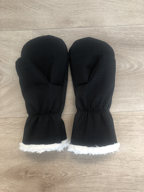 Dětské softshellové palčáky s beránkem — foto 4