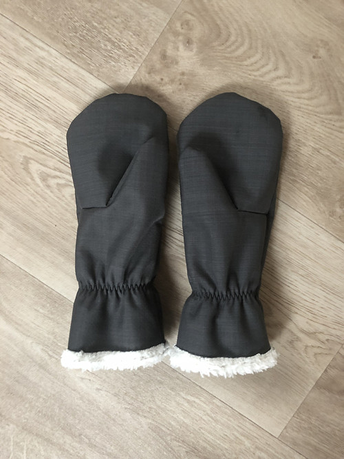 Dětské softshellové palčáky s beránkem — foto 5